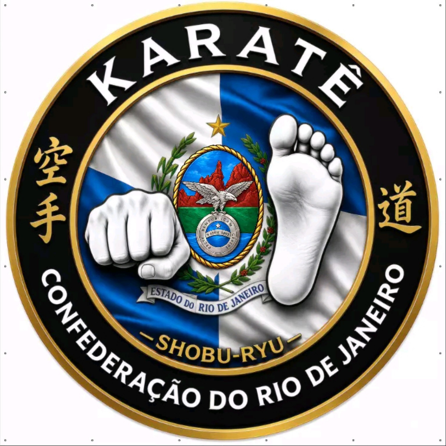 Emblema oficial de Karatê Shobu-Ryu — Confederação do Rio de Janeiro